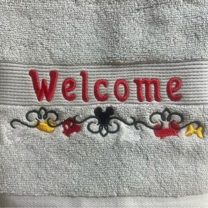 Welcome guest Embroidered hand Towel towel New made to order any color
